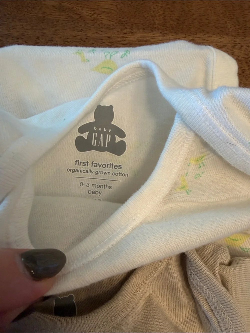 Baby Gap Neutral & Yellow Infant Baby Onesie and Pants Set